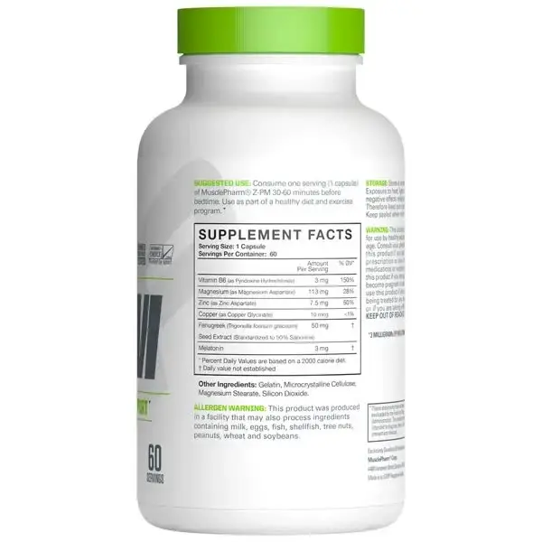 MP Essential Z-PM Supplement Facts