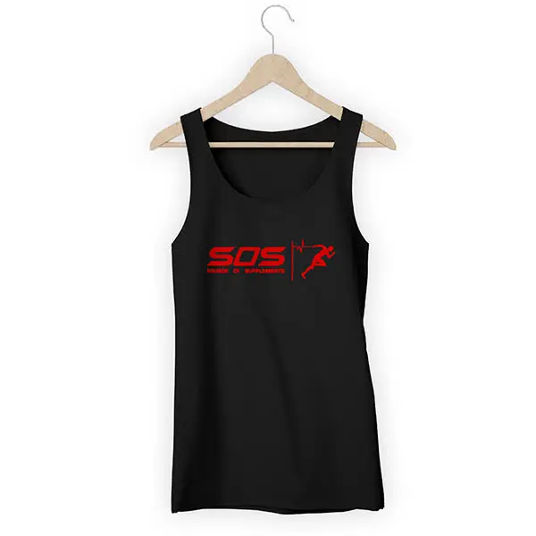 SOS Gym Vest Black