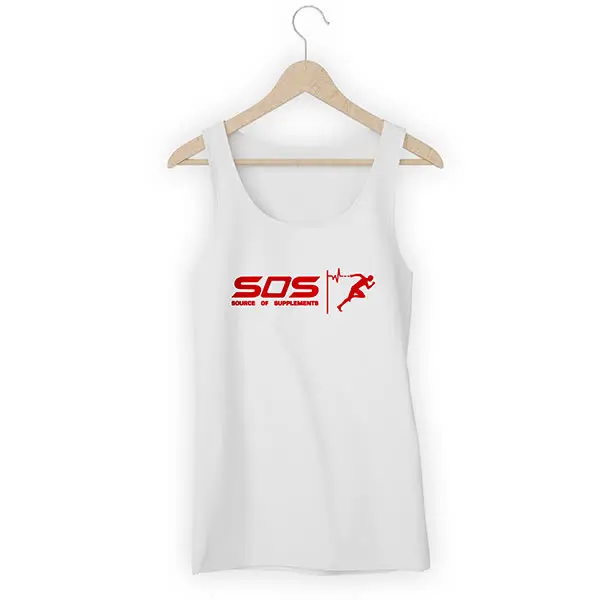 SOS Gym Vest White
