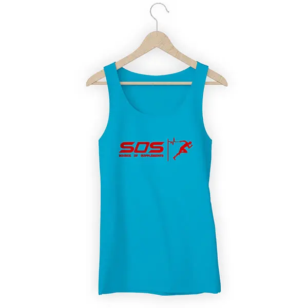 SOS Gym Vest Iceblue