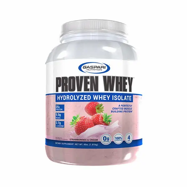 Gaspari Nutrition Proven Whey Isolate Stawberries & Ceam
