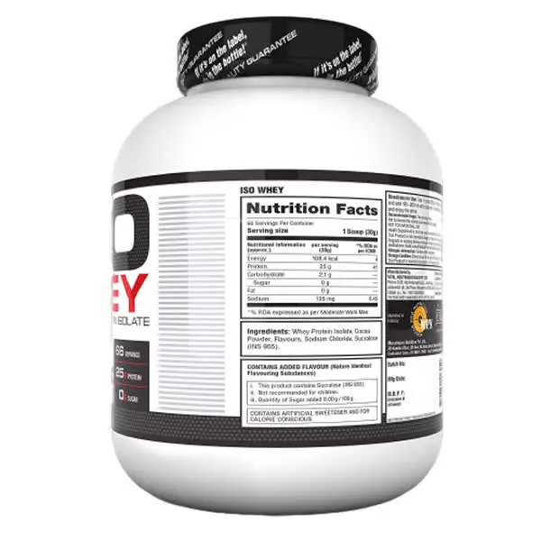 Labrada Iso Whey Protein Nutrition Facts