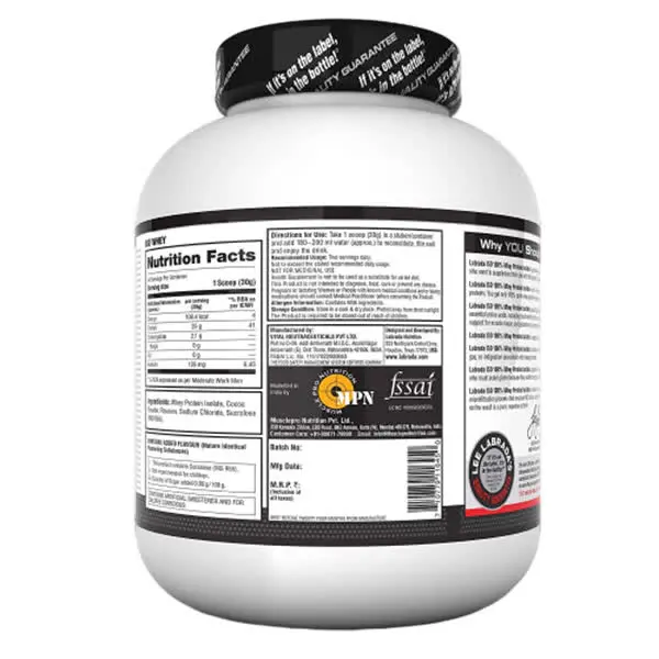 Labrada Iso Whey Protein Directions