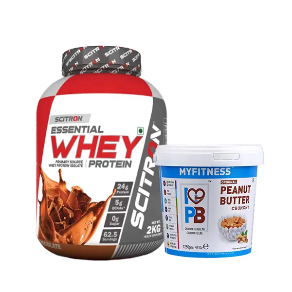 Scitron Essential Whey Protein with Myfitness Peanut Butter