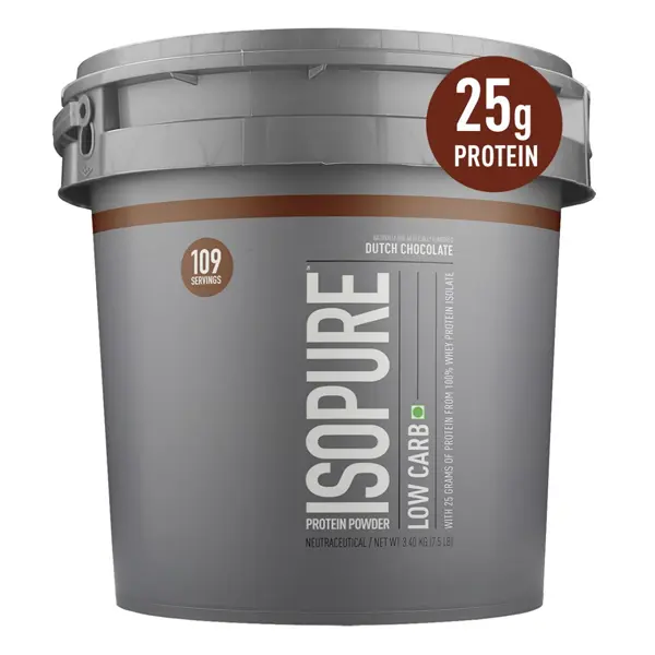 Nature’s Best Isopure Low Carb Protein Powder Dutch Chocolate