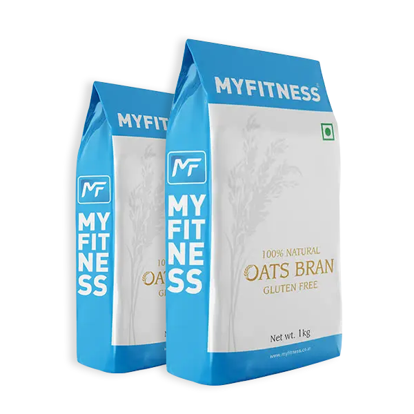 My Fitness Oats Bran1 kg Pack Of 2