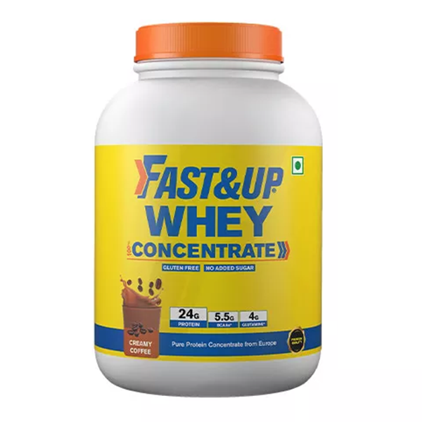 Fast & UP Whey Concentrate 60 servings creamy coffee flavor
