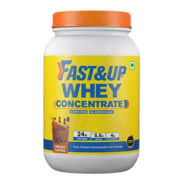 Fast & UP Whey Concentrate Gluten Free Creamy Coffee Flavor 