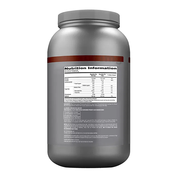 Isopure Low Carb Isolate Whey Protein Powder 3lbs 3464